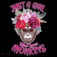 Just A Girl Who Loves Monkeys Cute Coffee Mug thumb 5