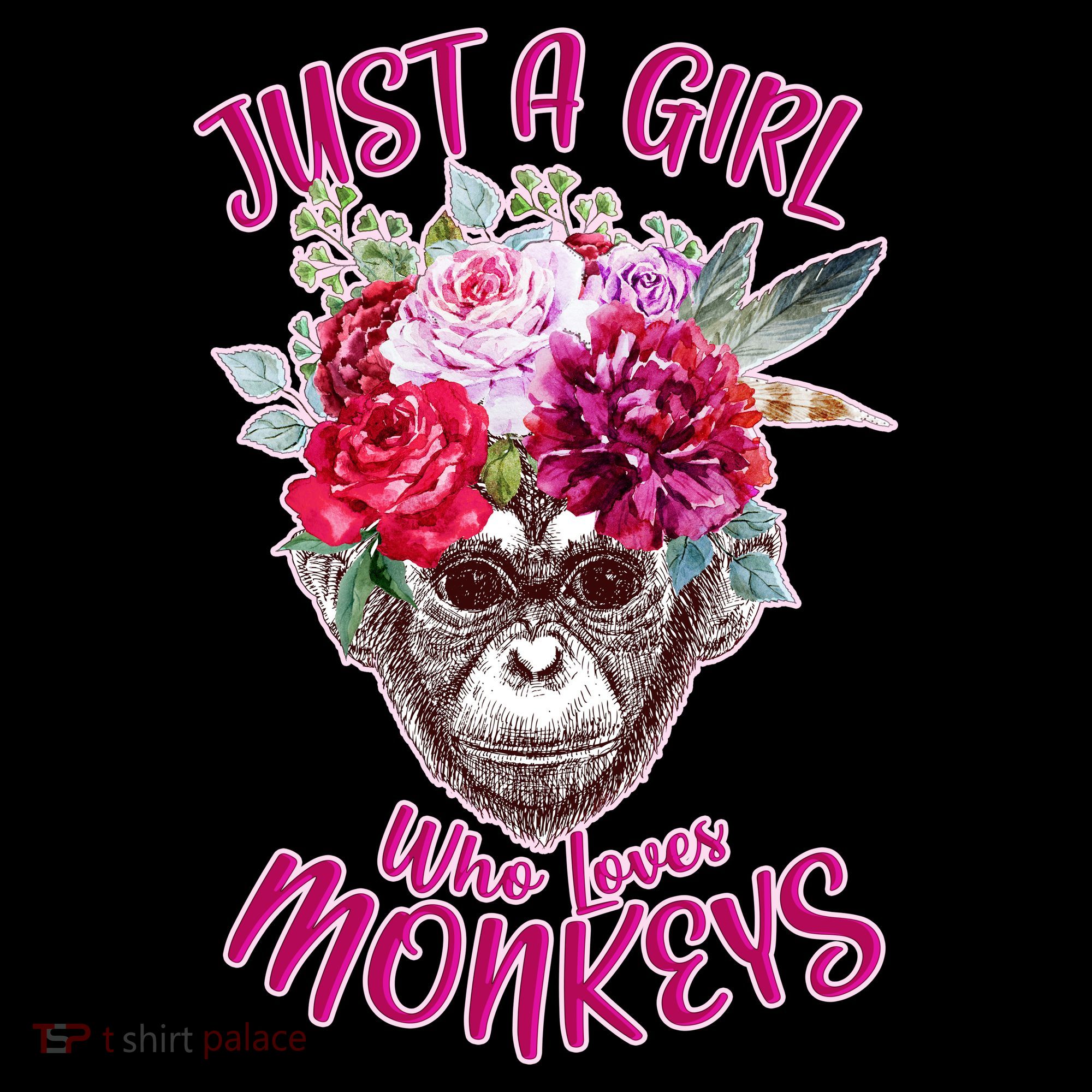 Just A Girl Who Loves Monkeys Cute Coffee Mug