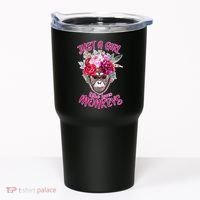 Just A Girl Who Loves Monkeys Cute Tumbler thumb 0