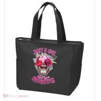 Just A Girl Who Loves Monkeys Cute Tote Bag thumb 3