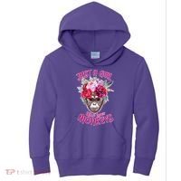 Just A Girl Who Loves Monkeys Cute Kids Hoodie thumb 0