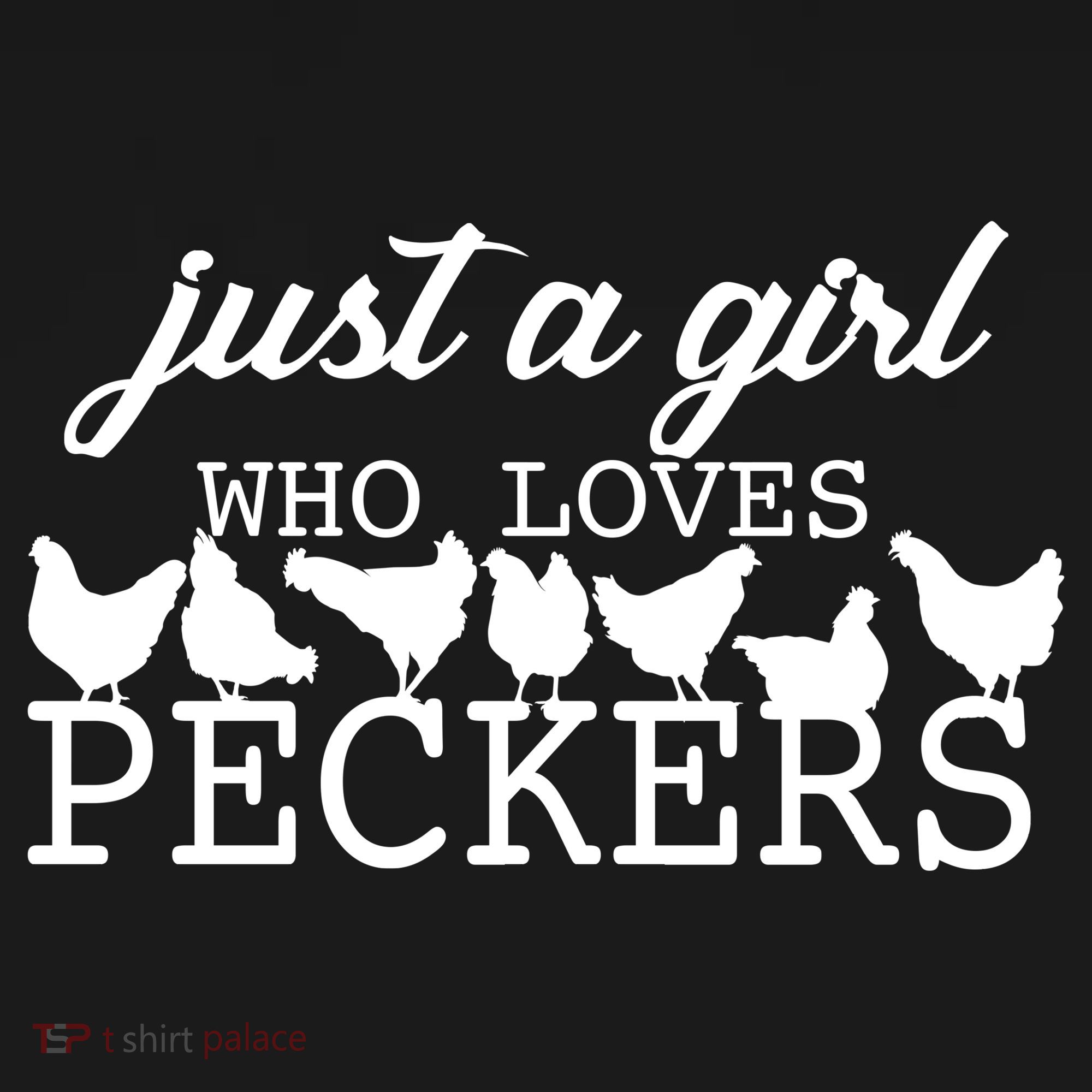 Just A Girl Who Loves Peckers Polo
