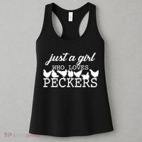 Just A Girl Who Loves Peckers Women's Tank Top thumb 3