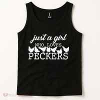 Just A Girl Who Loves Peckers Tank Top thumb 2