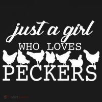 Just A Girl Who Loves Peckers Kids Sweatshirt thumb 2