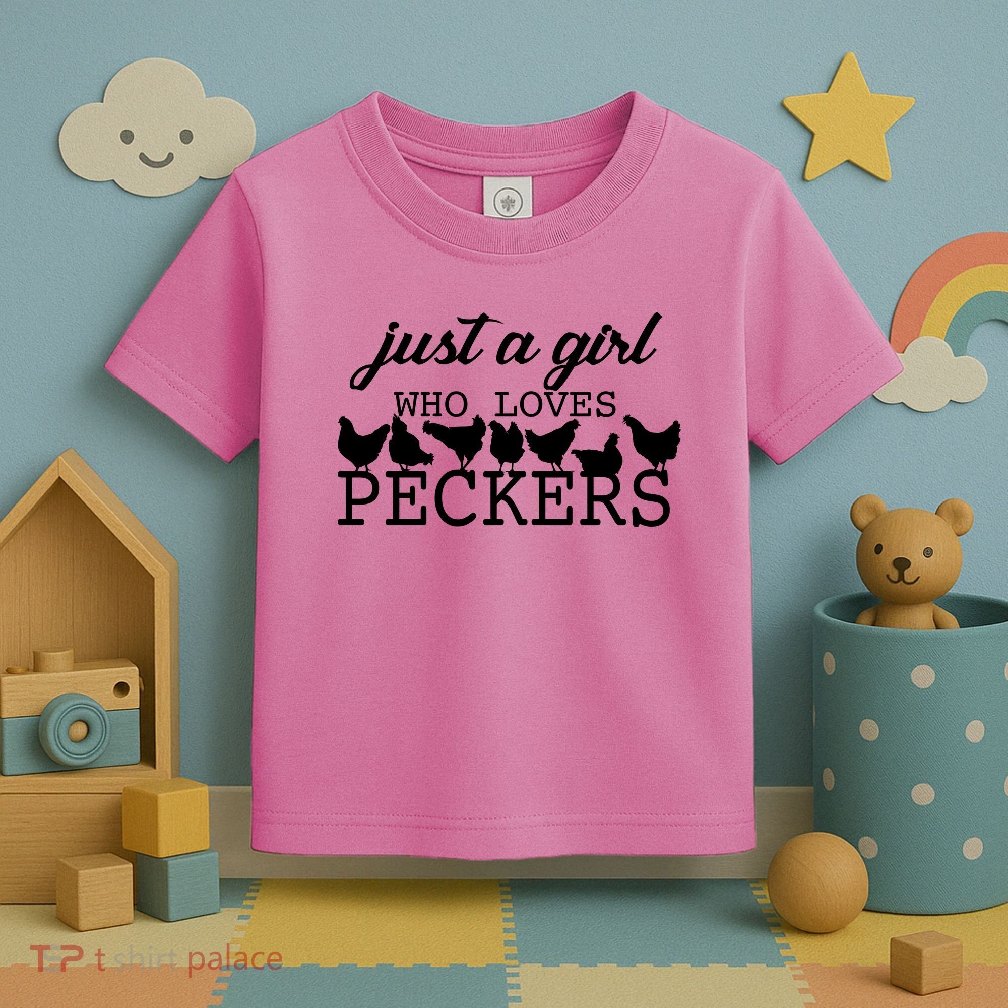 Just A Girl Who Loves Peckers Toddler T-Shirt