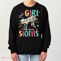 Just A Girl Who Loves Sloths Women's Sweatshirt thumb 0