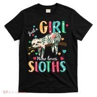 Just A Girl Who Loves Sloths T-Shirt thumb 0
