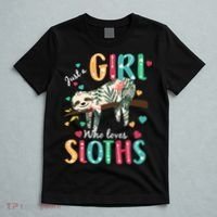 Just A Girl Who Loves Sloths T-Shirt thumb 5