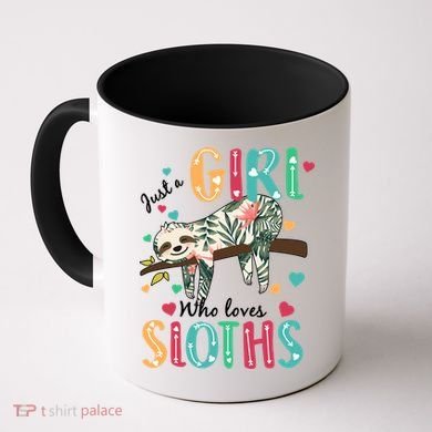 Just A Girl Who Loves Sloths Coffee Mug