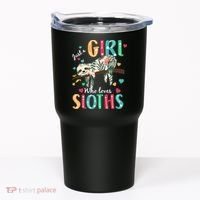 Just A Girl Who Loves Sloths Tumbler thumb 0