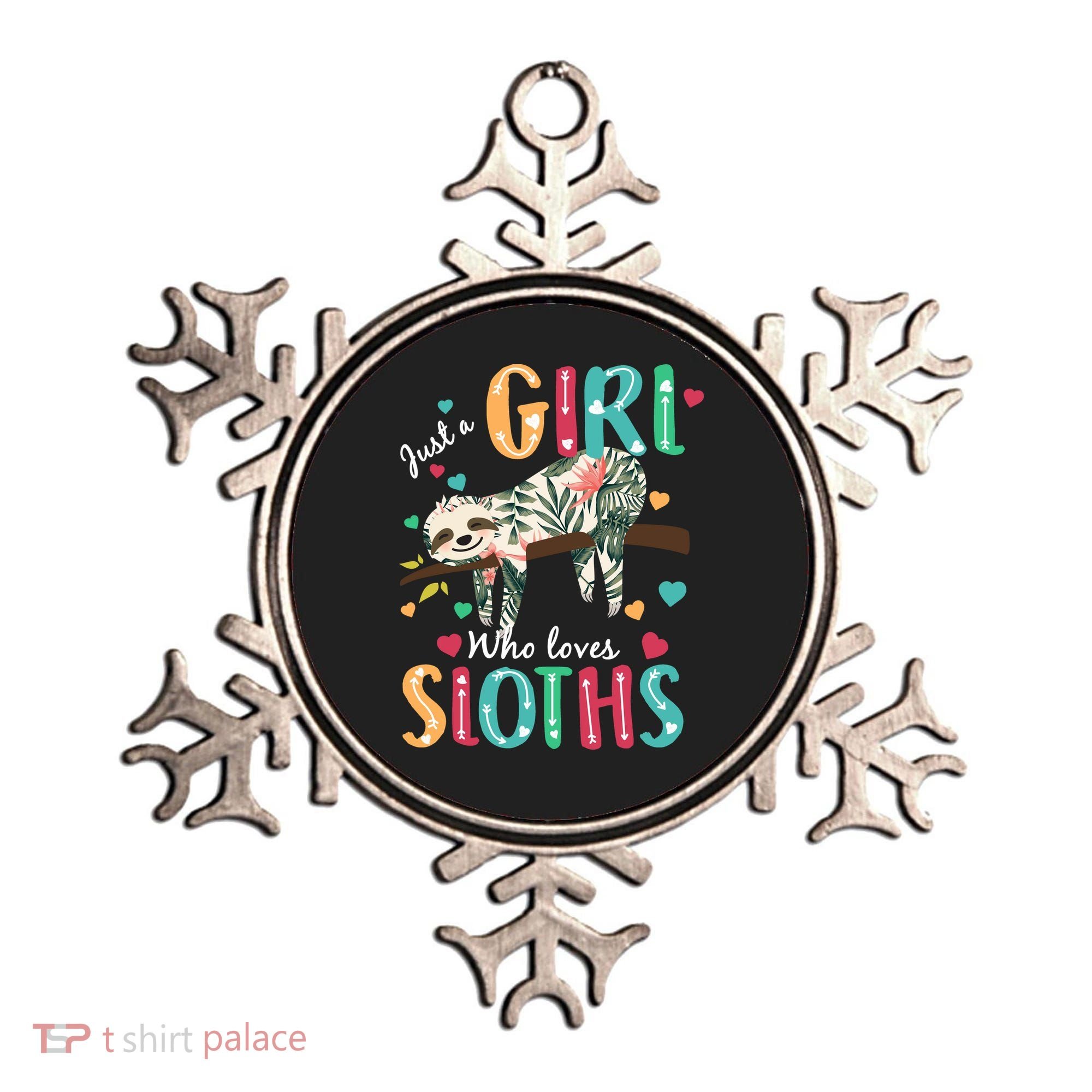 Just A Girl Who Loves Sloths Ornament