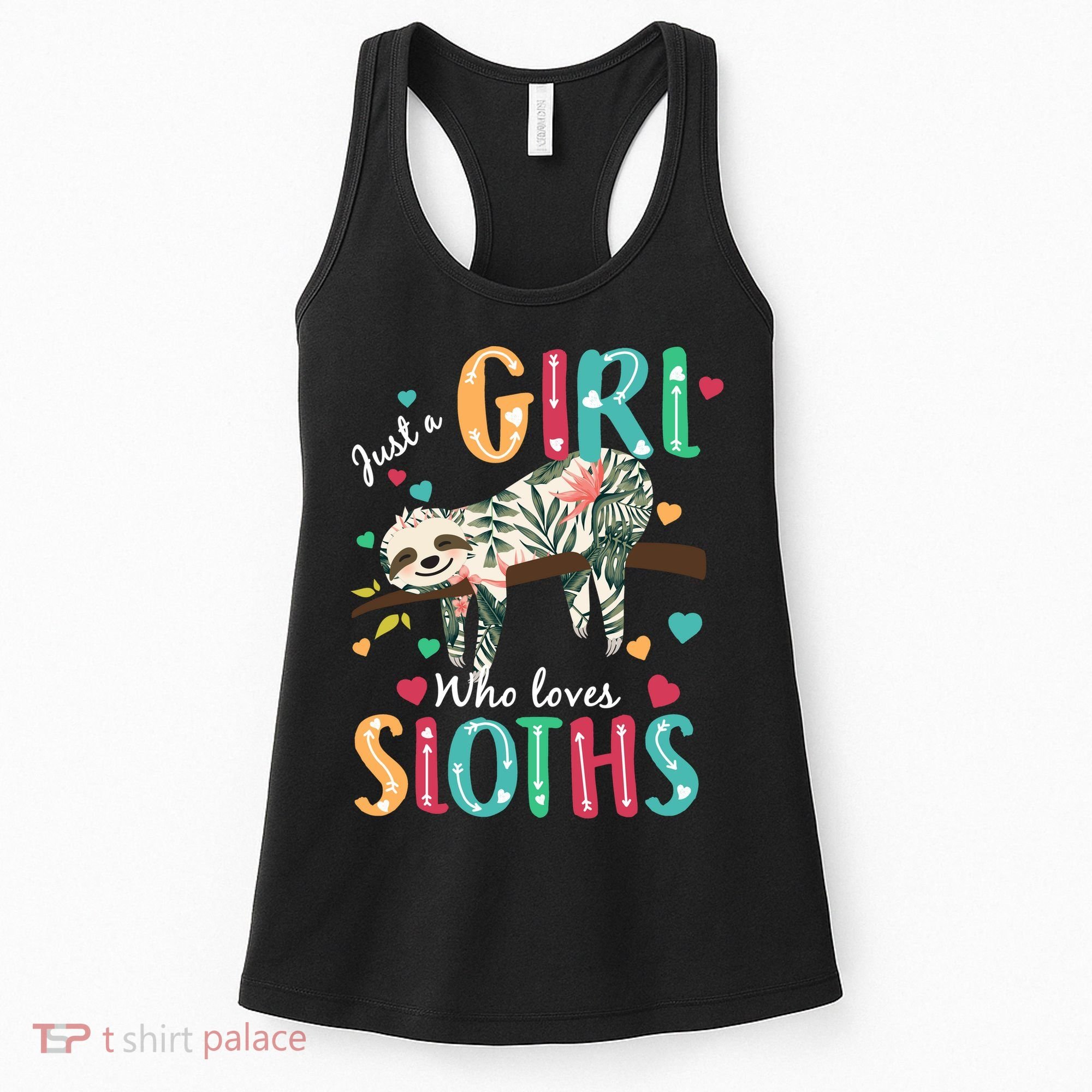 Just A Girl Who Loves Sloths Women's Tank Top