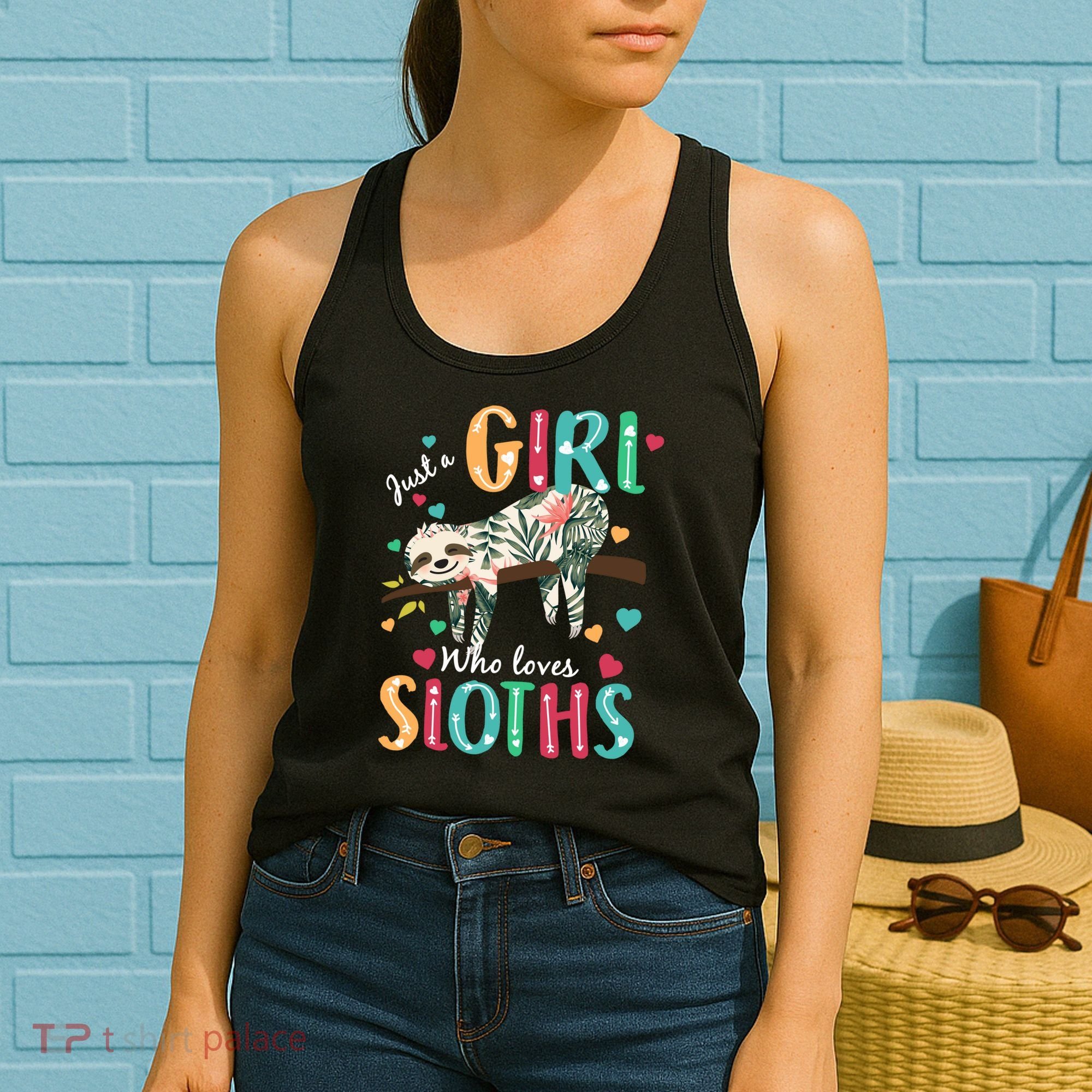 Just A Girl Who Loves Sloths Women's Tank Top