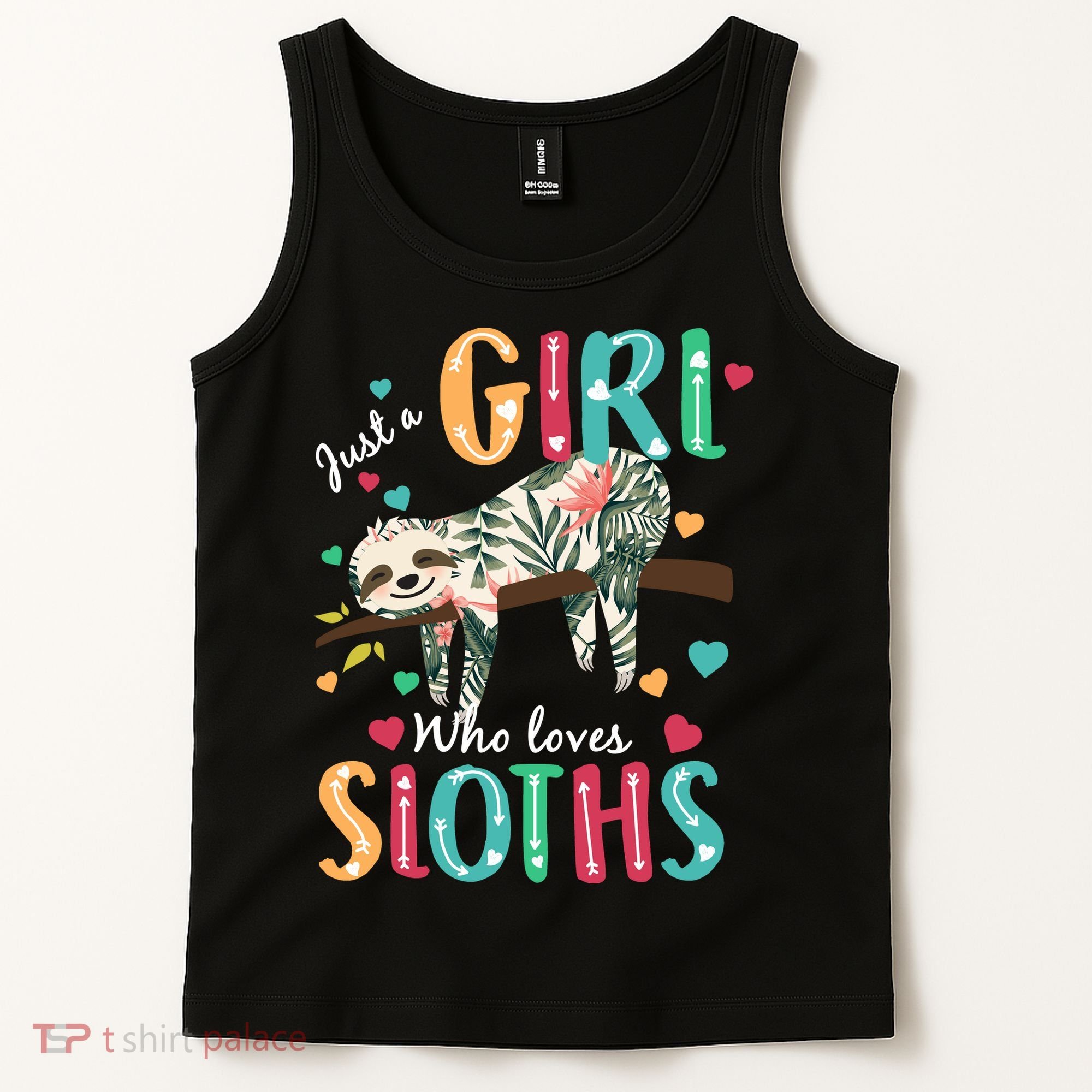 Just A Girl Who Loves Sloths Tank Top