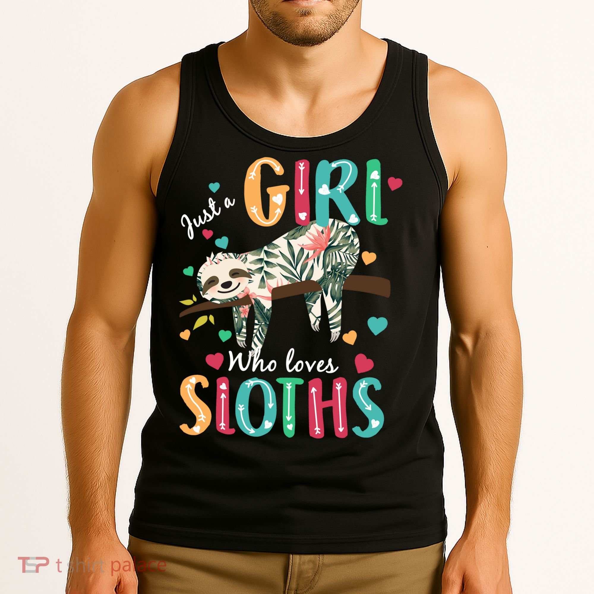 Just A Girl Who Loves Sloths Tank Top