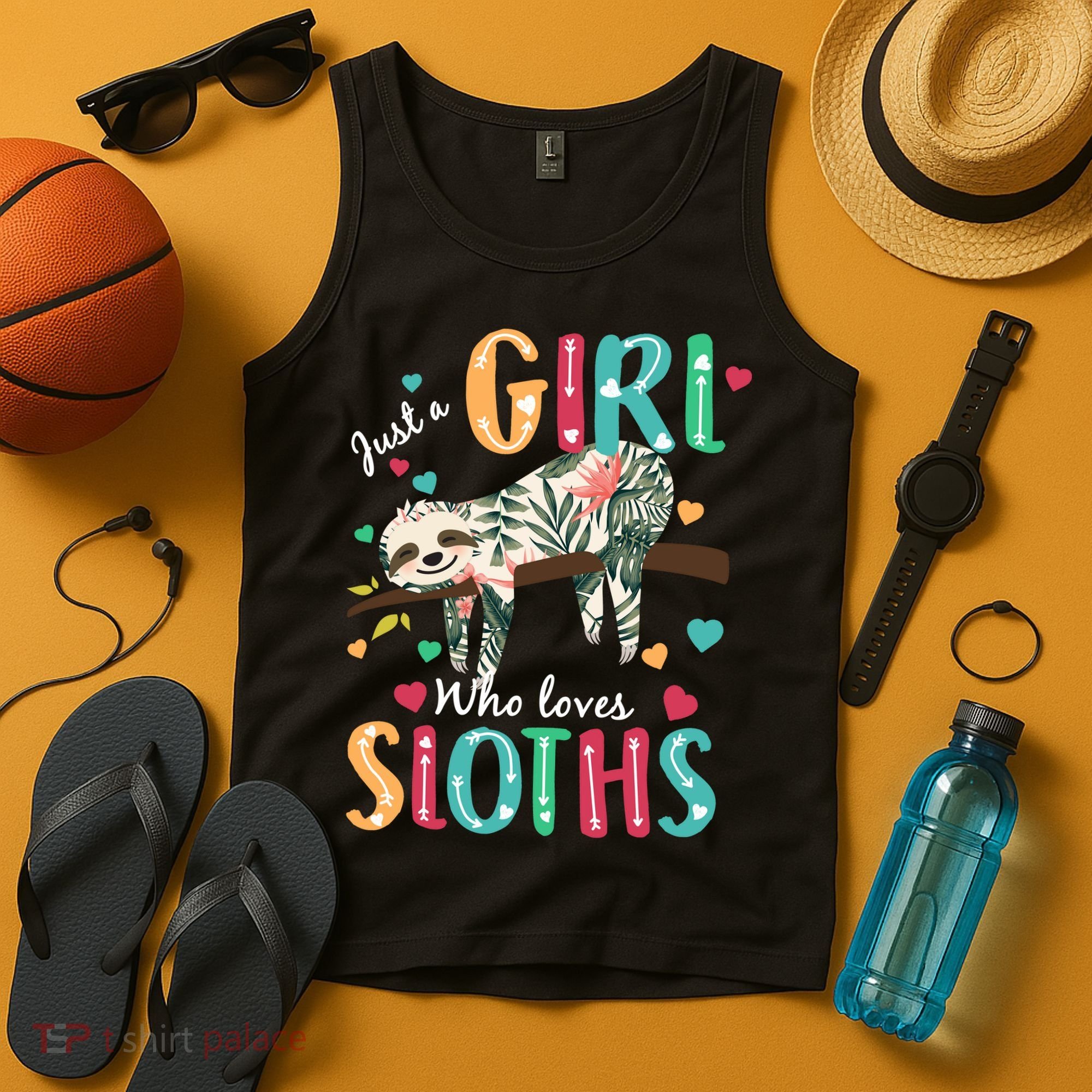 Just A Girl Who Loves Sloths Tank Top