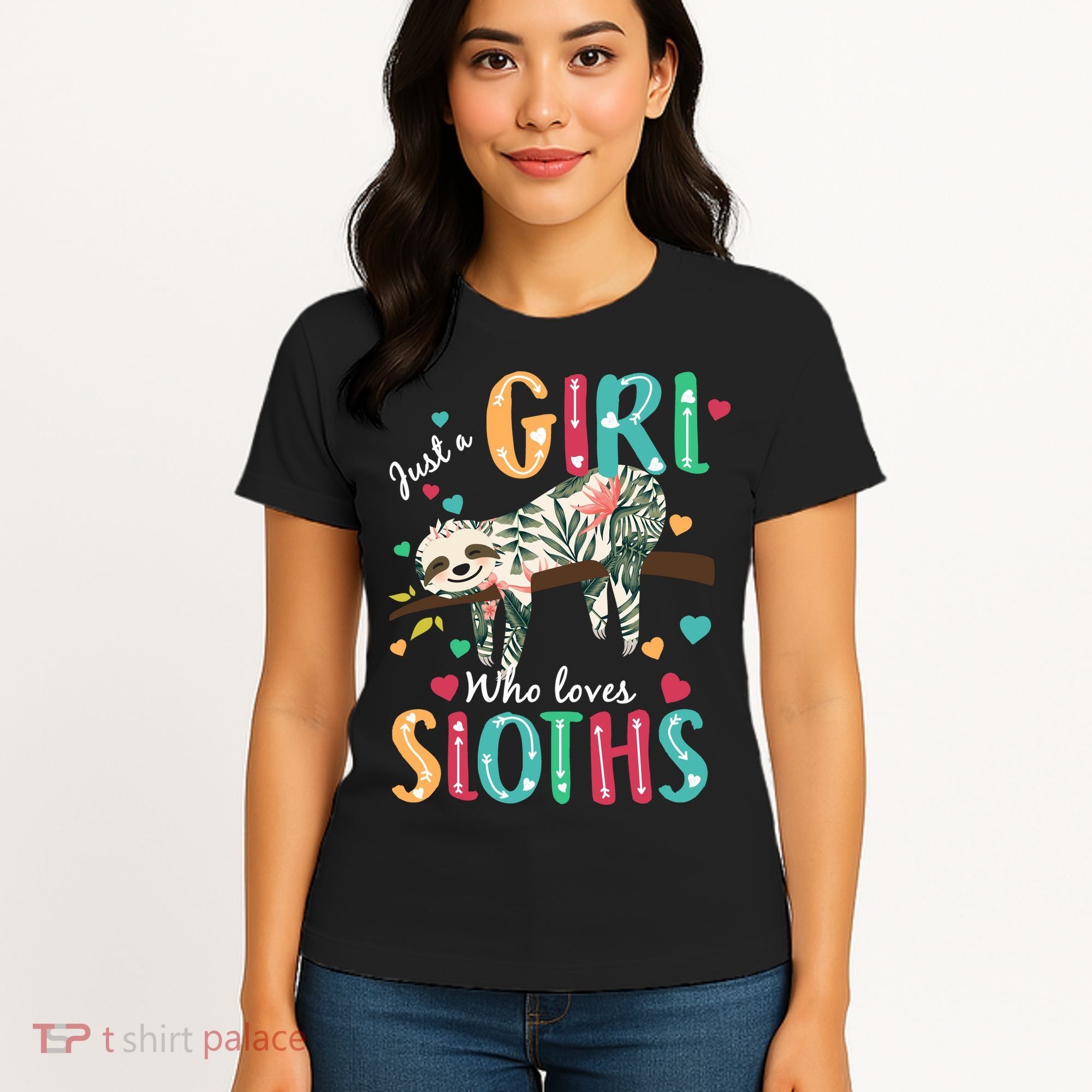Just A Girl Who Loves Sloths Women's T-Shirt