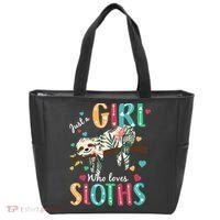 Just A Girl Who Loves Sloths Tote Bag thumb 0
