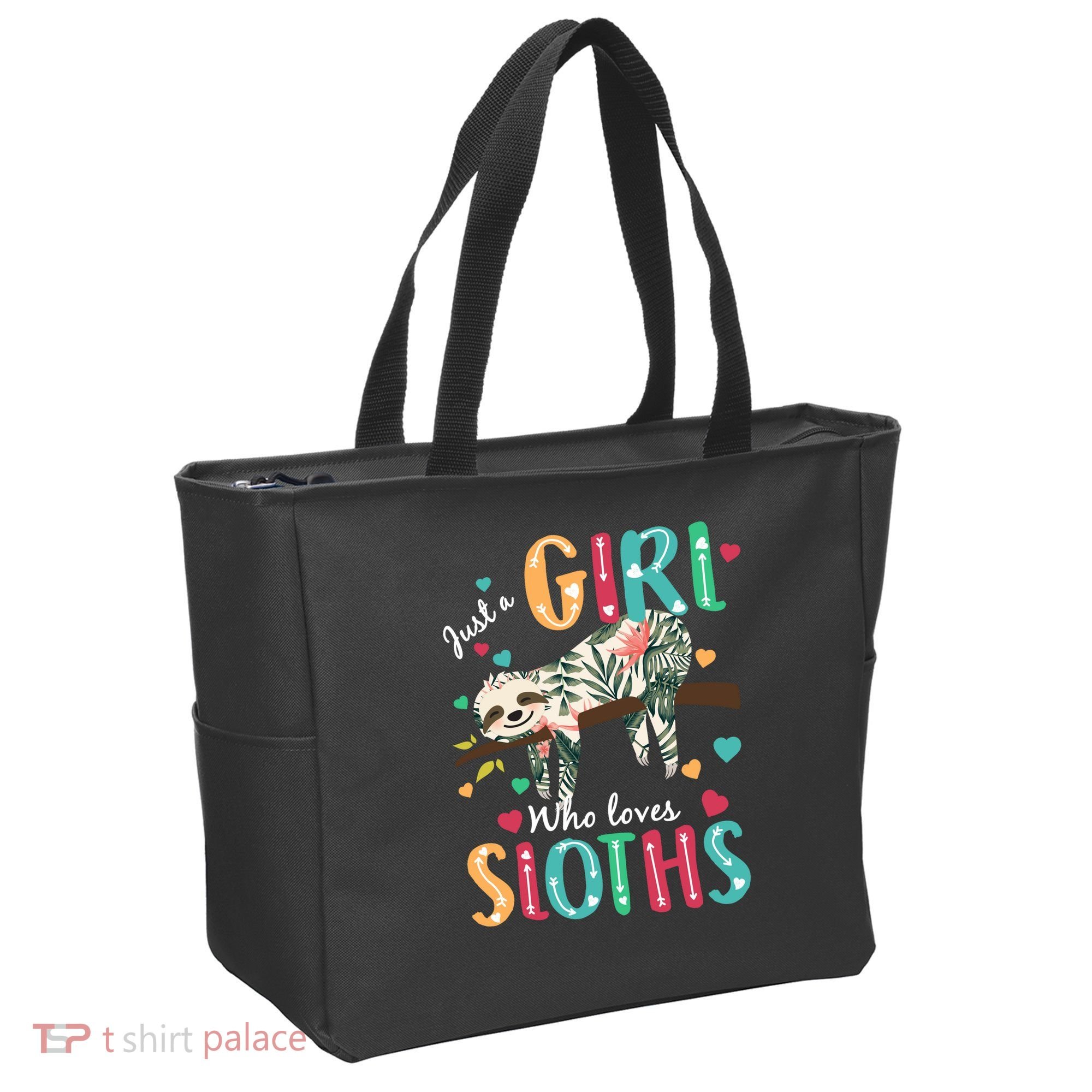 Just A Girl Who Loves Sloths Tote Bag