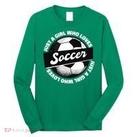 Just A Girl Who Loves Soccer Long Sleeve Shirt thumb 0