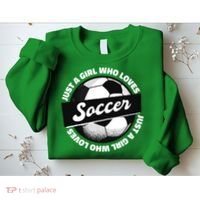 Just A Girl Who Loves Soccer Sweatshirt thumb 2