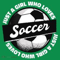Just A Girl Who Loves Soccer Mousepad thumb 1
