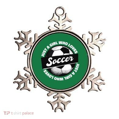 Just A Girl Who Loves Soccer Ornament