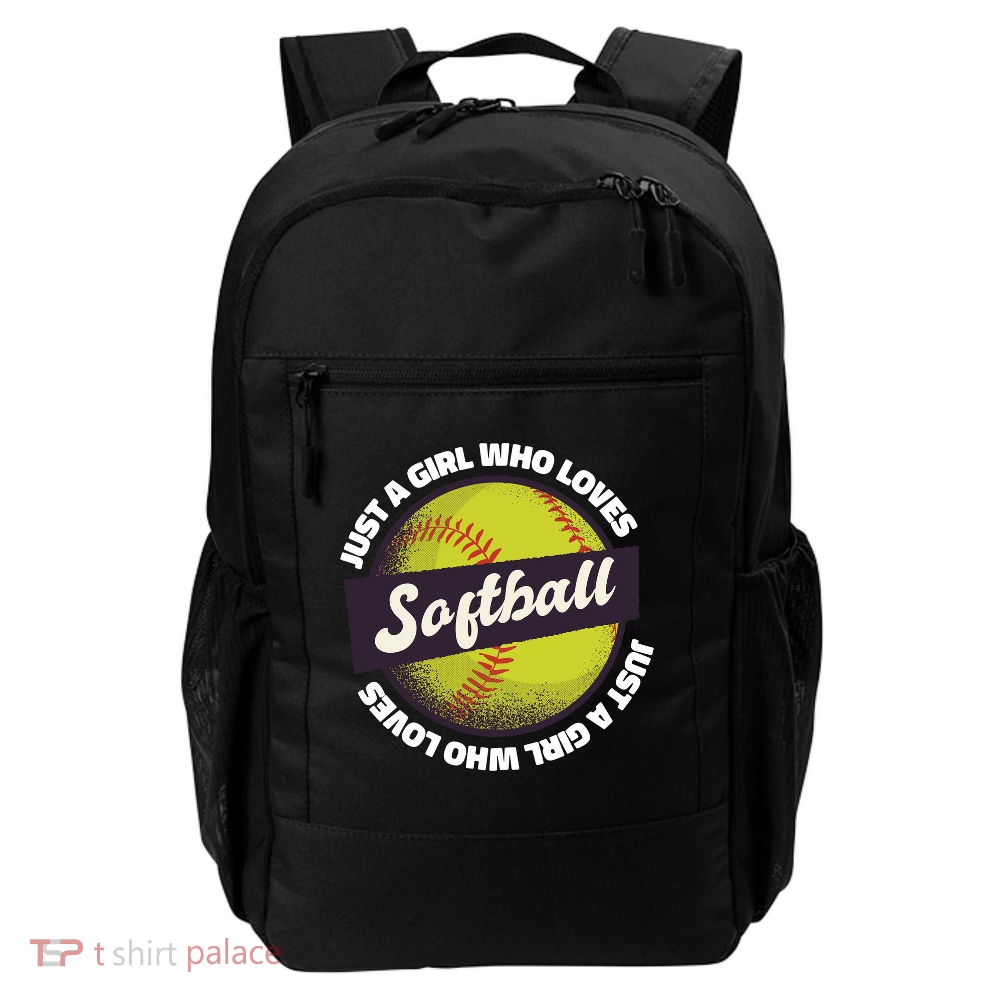 Just A Girl Who Loves Softball Backpack