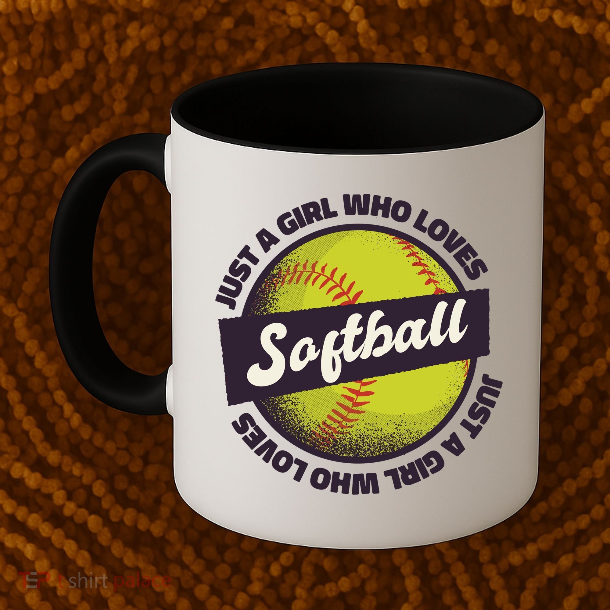 Just A Girl Who Loves Softball Coffee Mug