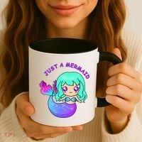 Just A Mermaid Coffee Mug thumb 3