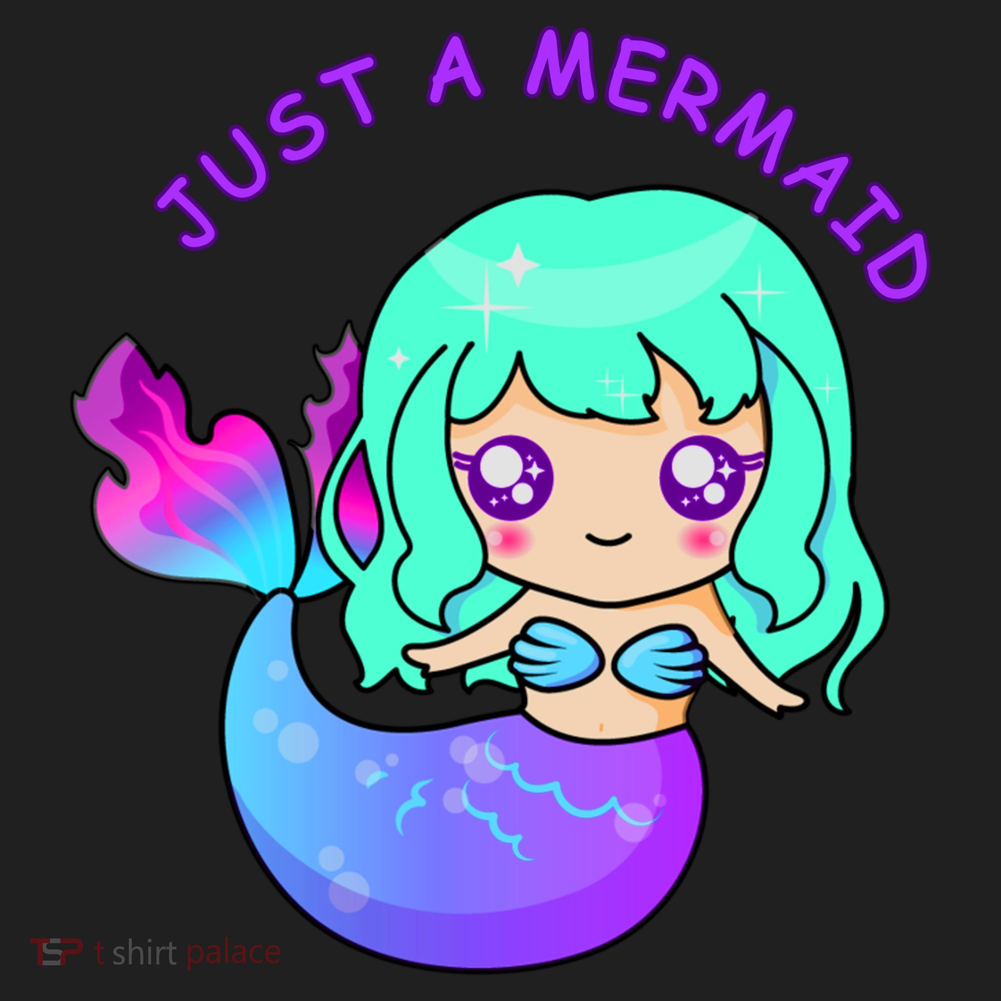 Just A Mermaid Golf Towel