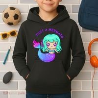Just A Mermaid Kids Hoodie thumb 2