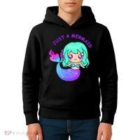 Just A Mermaid Kids Hoodie thumb 4