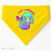 Just A Mermaid USA-Made Doggie Bandana thumb 0
