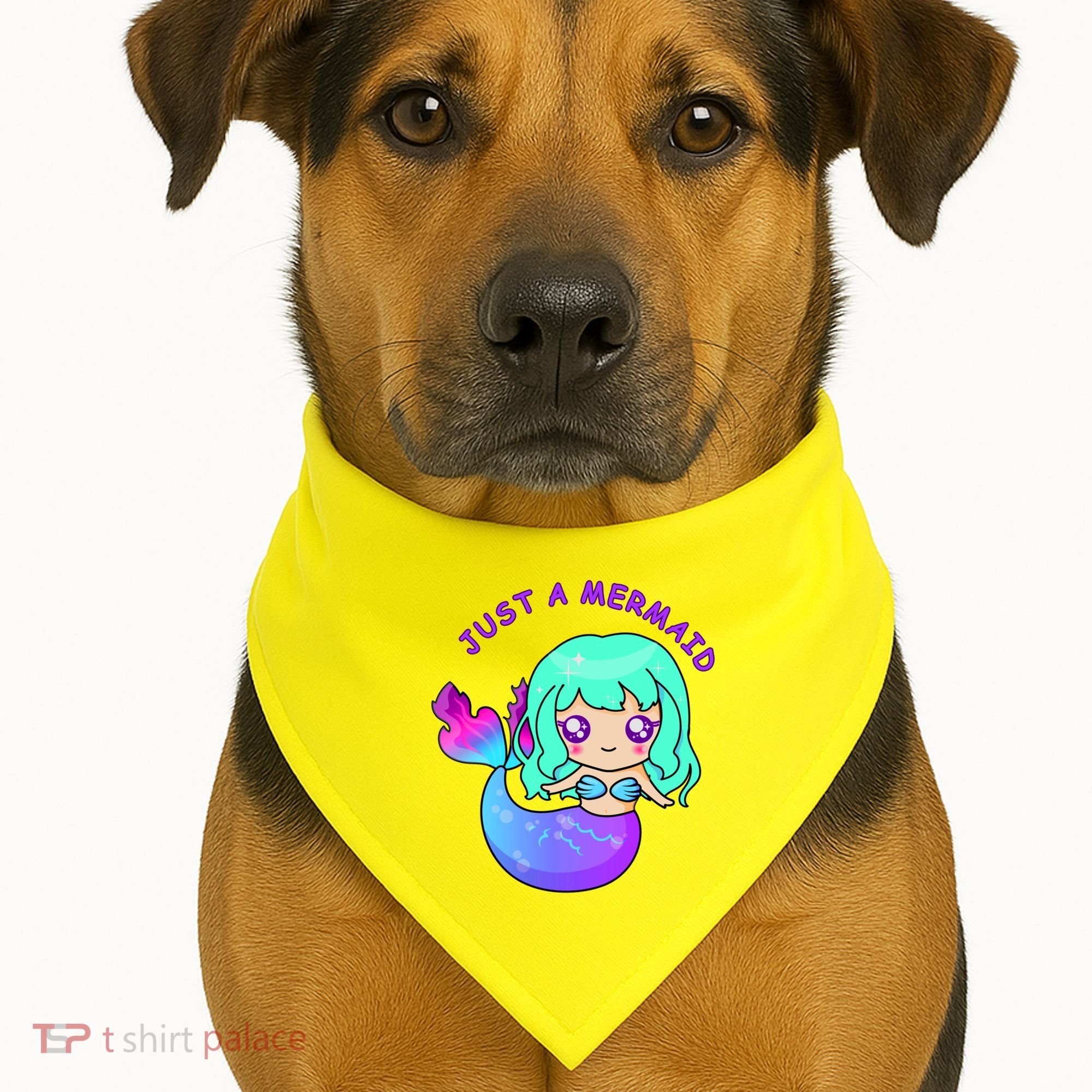 Just A Mermaid USA-Made Doggie Bandana
