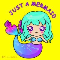 Just A Mermaid Toddler T-Shirt thumb 2