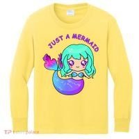 Just A Mermaid Kids Long Sleeve Shirt thumb 0