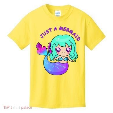 Just A Mermaid Kids T-Shirt