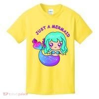 Just A Mermaid Kids T-Shirt thumb 0