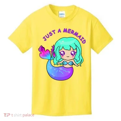 Just A Mermaid Kids T-Shirt