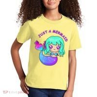 Just A Mermaid Kids T-Shirt thumb 2