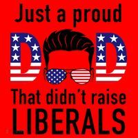Just A Proud Dad That Didn't Raise Liberals Santa Hat thumb 1