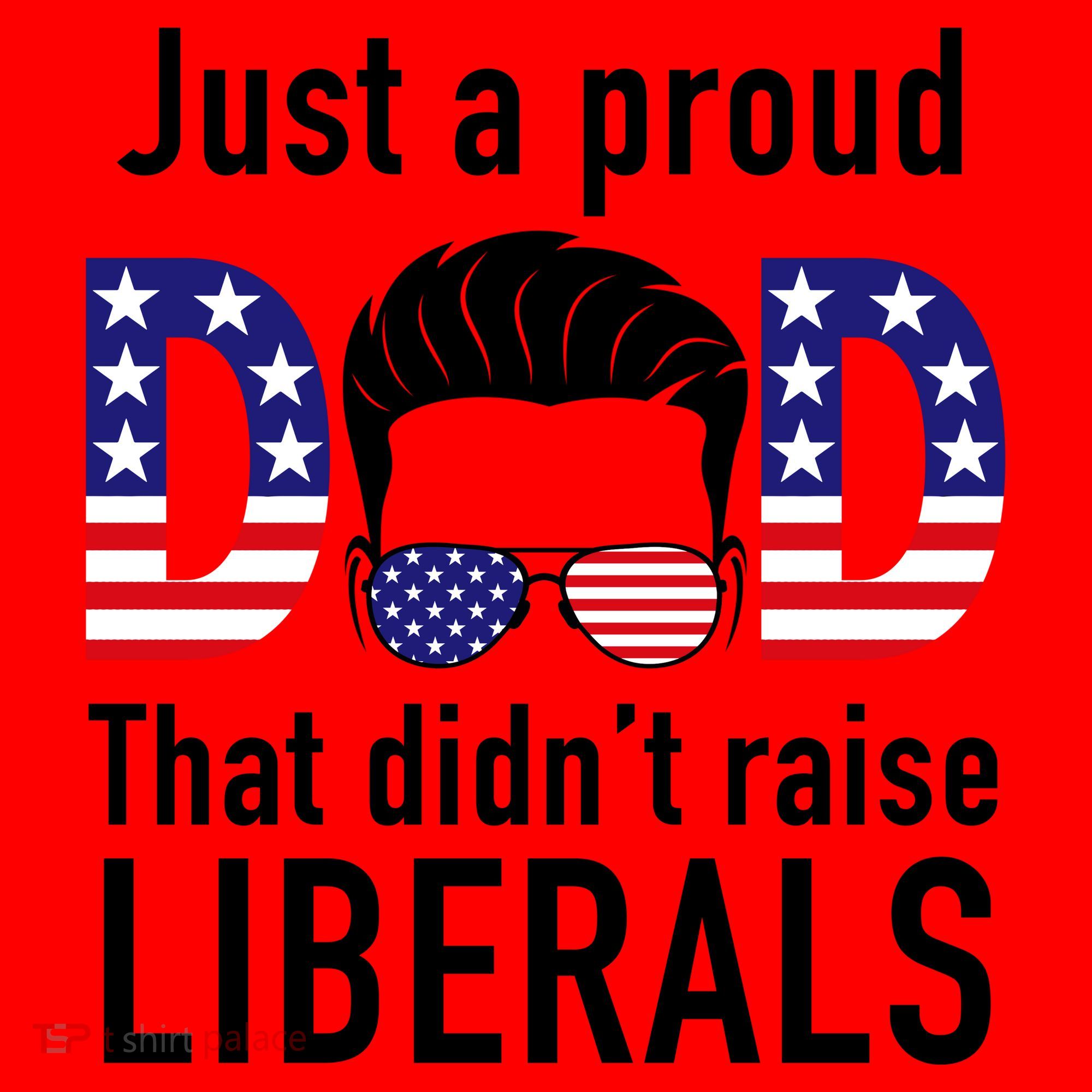 Just A Proud Dad That Didn't Raise Liberals Santa Hat