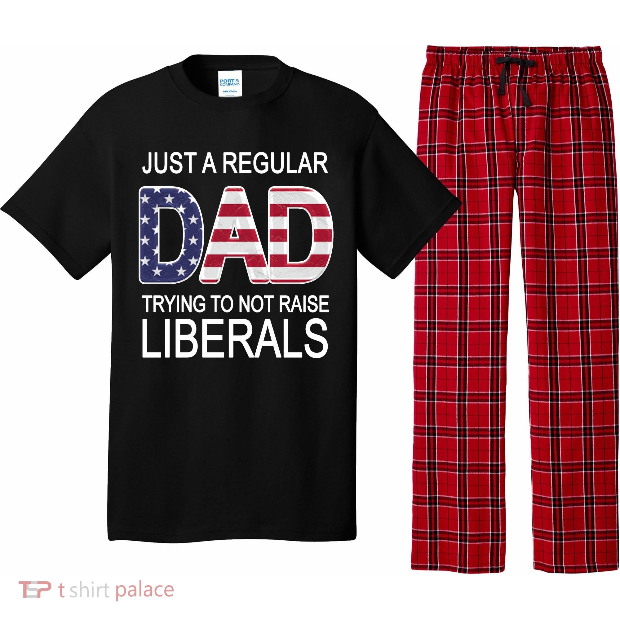 Just a Regular Dad Trying Not To Raise Liberals Pajama Set