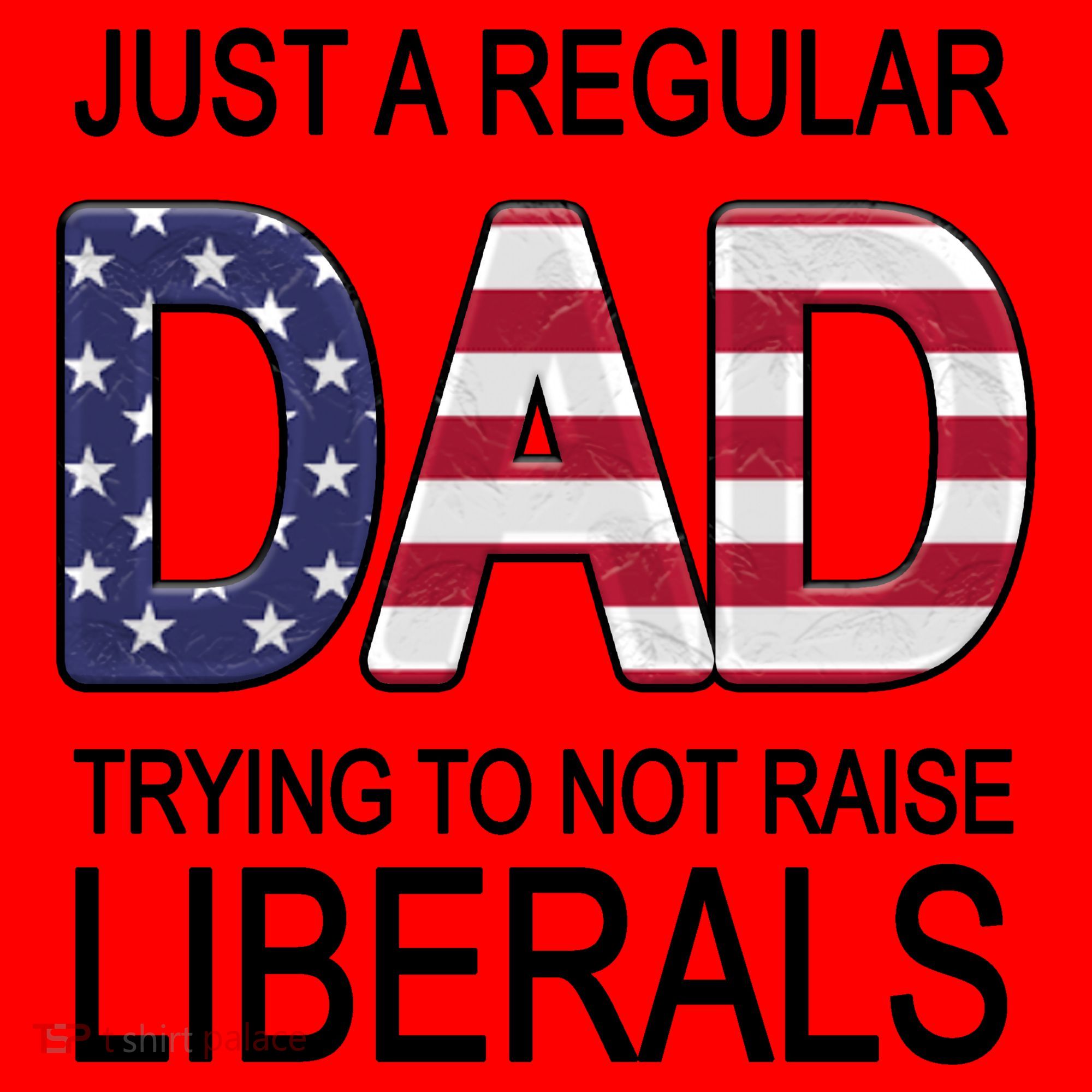 Just a Regular Dad Trying Not To Raise Liberals Santa Hat