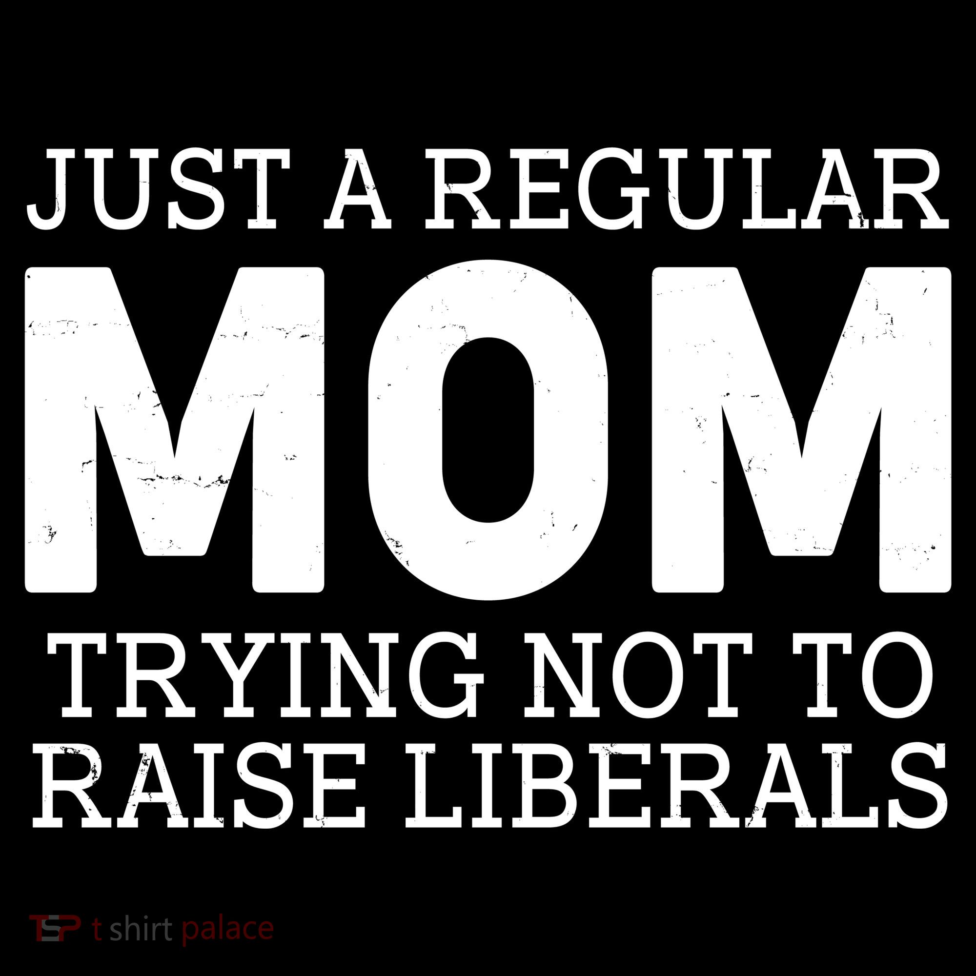 Just A Regular Mom Trying Not To Raise Liberals Women's Hoodie