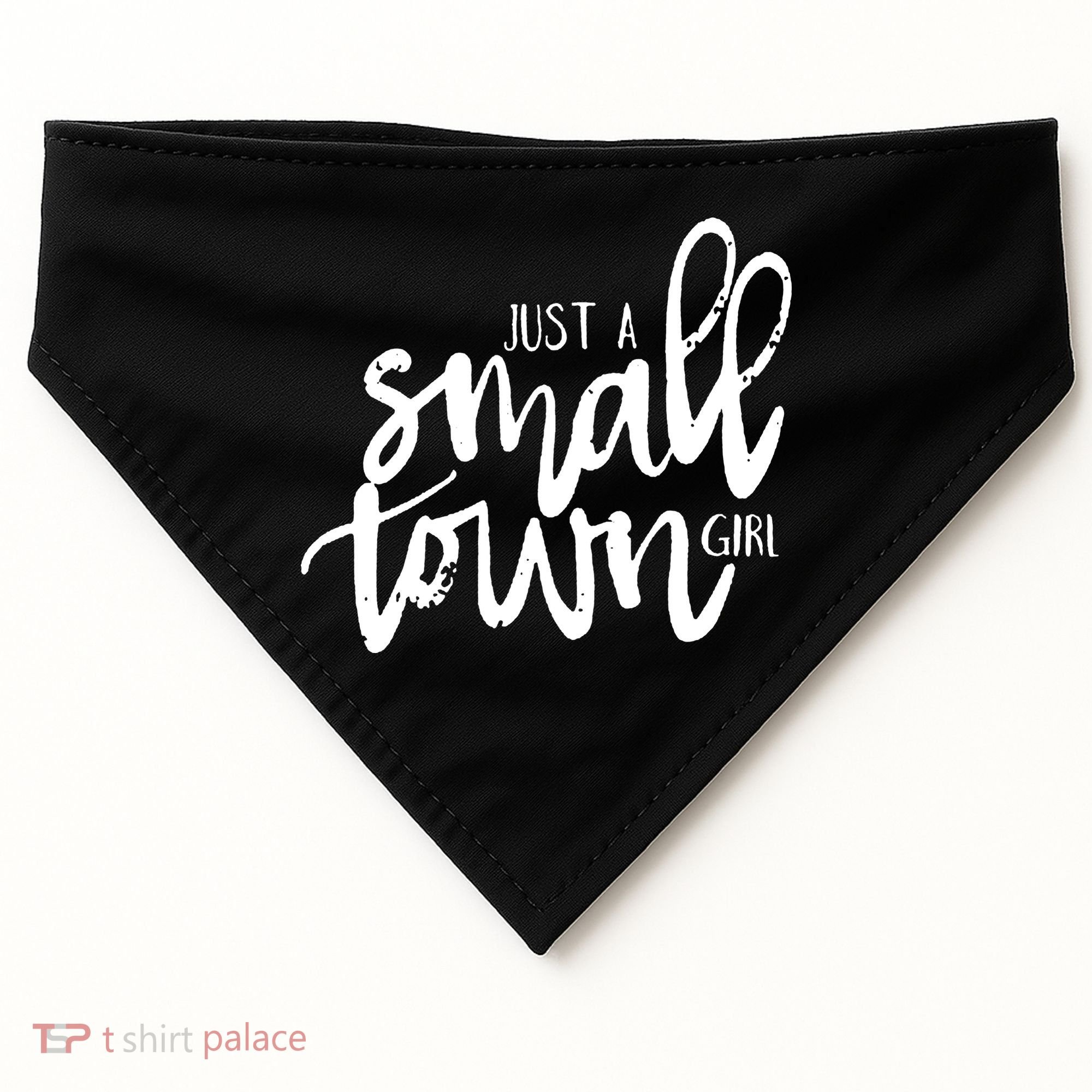 Just A Small Town Girl USA-Made Doggie Bandana