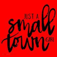 Just A Small Town Girl Santa Hat thumb 1