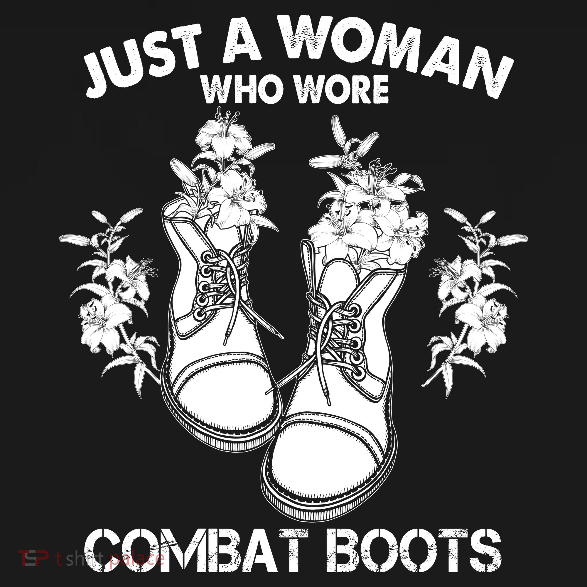 Just A Woman Who Wore Combat Boots Ornament